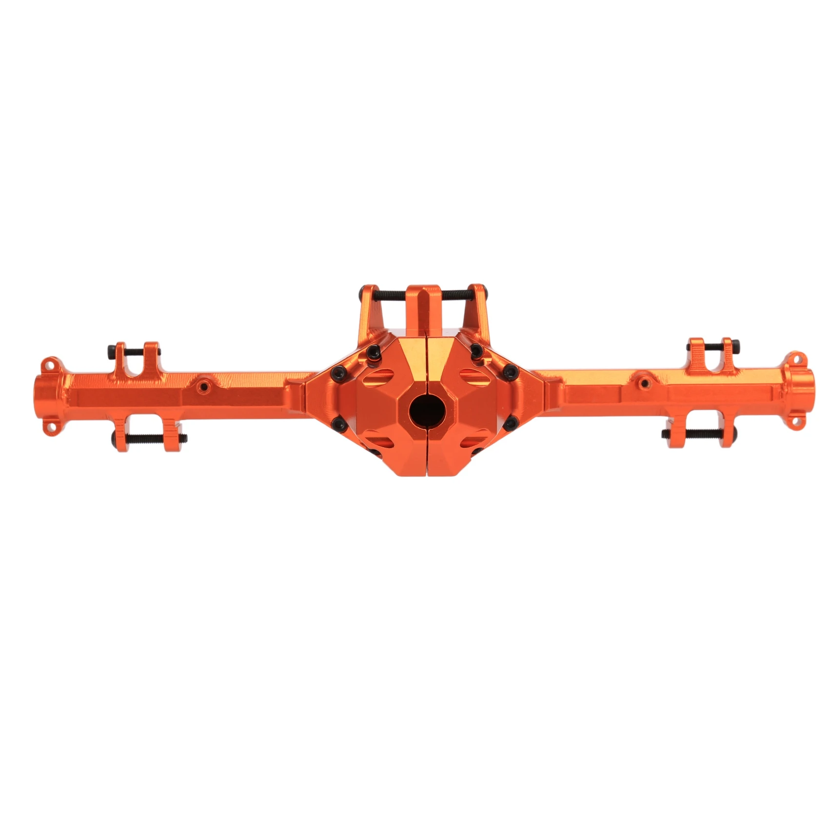 Metal Rear Axle Housing with Gearbox Cover for Traxxas UDR Unlimited Desert Racer 1/7 RC Car Upgrade Parts,Orange