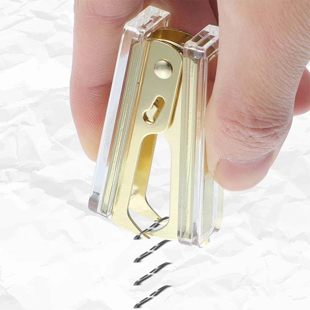 

2Pcs Portable Staple Puller With Marble Texture Durable Office Staple Removing Tool