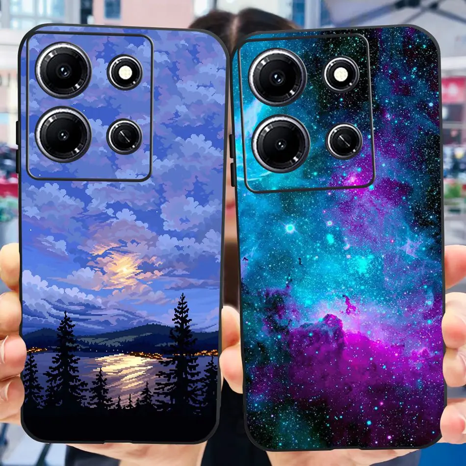 Für Infinix Note 30i 30 Pro Handy hülle niedliche Katze Dinosaurier Druck weiche Silikon TPU Abdeckung für Infinix Note 30 Pro Note30 Note30i