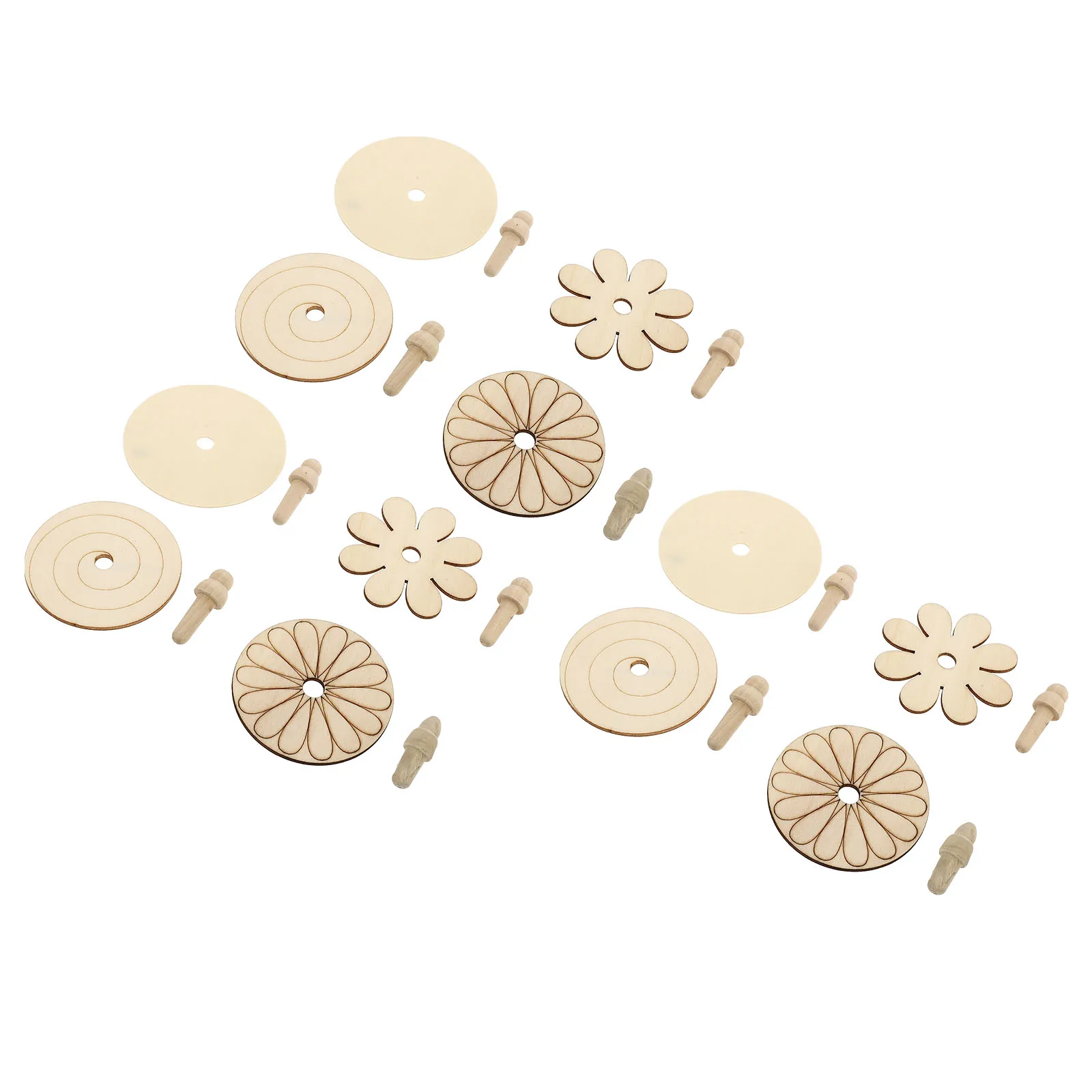 

Wooden Spinning Tops Toys Safe DIY Painting Unfinished Kids Gyroscopes Wooden Gyroscope Hand Eye Coordination