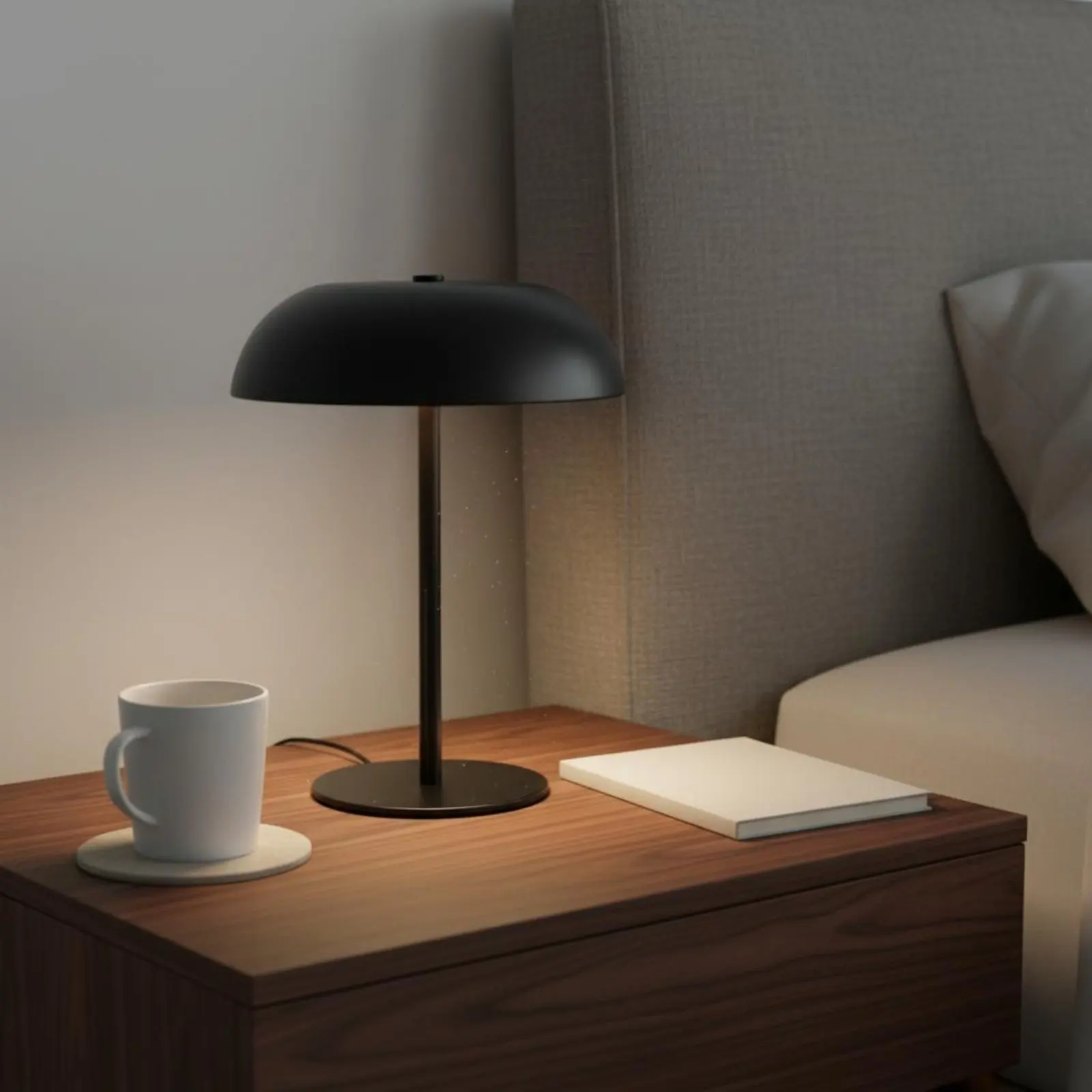 

Ambient Fungus-Shaped Lamp Portable Creative Bedside Lamp USB Rechargeable Night Light Touch Control Home Lighting Cute Decor