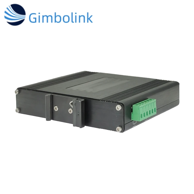 محول شبكة الألياف البصرية الصناعية 4-port 10/100/1000BASE-T + 2-port 1000BASE-FX محول إيثرنت DIN السكك الحديدية المثبتة التوصيل والتشغيل