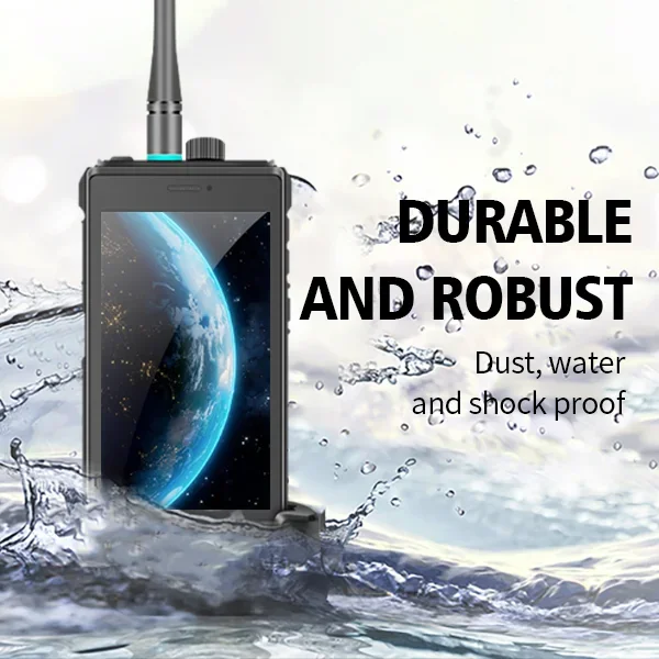 

2025 hot sale Long Range 5000KM 4G LTE VHF/UHF DMR Two-Way Radio Smart Portable Handheld Walkie Talkie GPS PTT POC with Dual Nan
