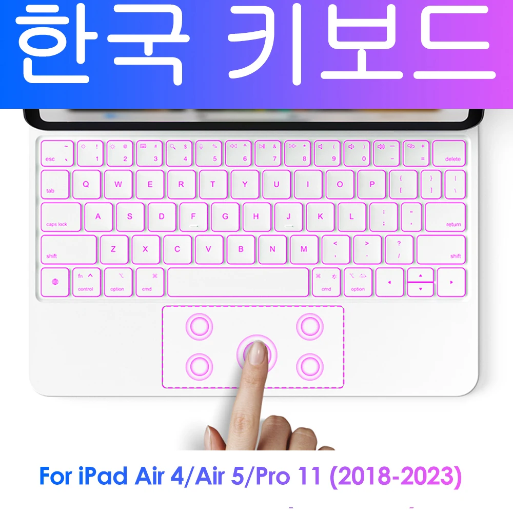 GOOJODOQ Magic Keyboard with LCD Display for iPad Pro 11/ Pro 12 9