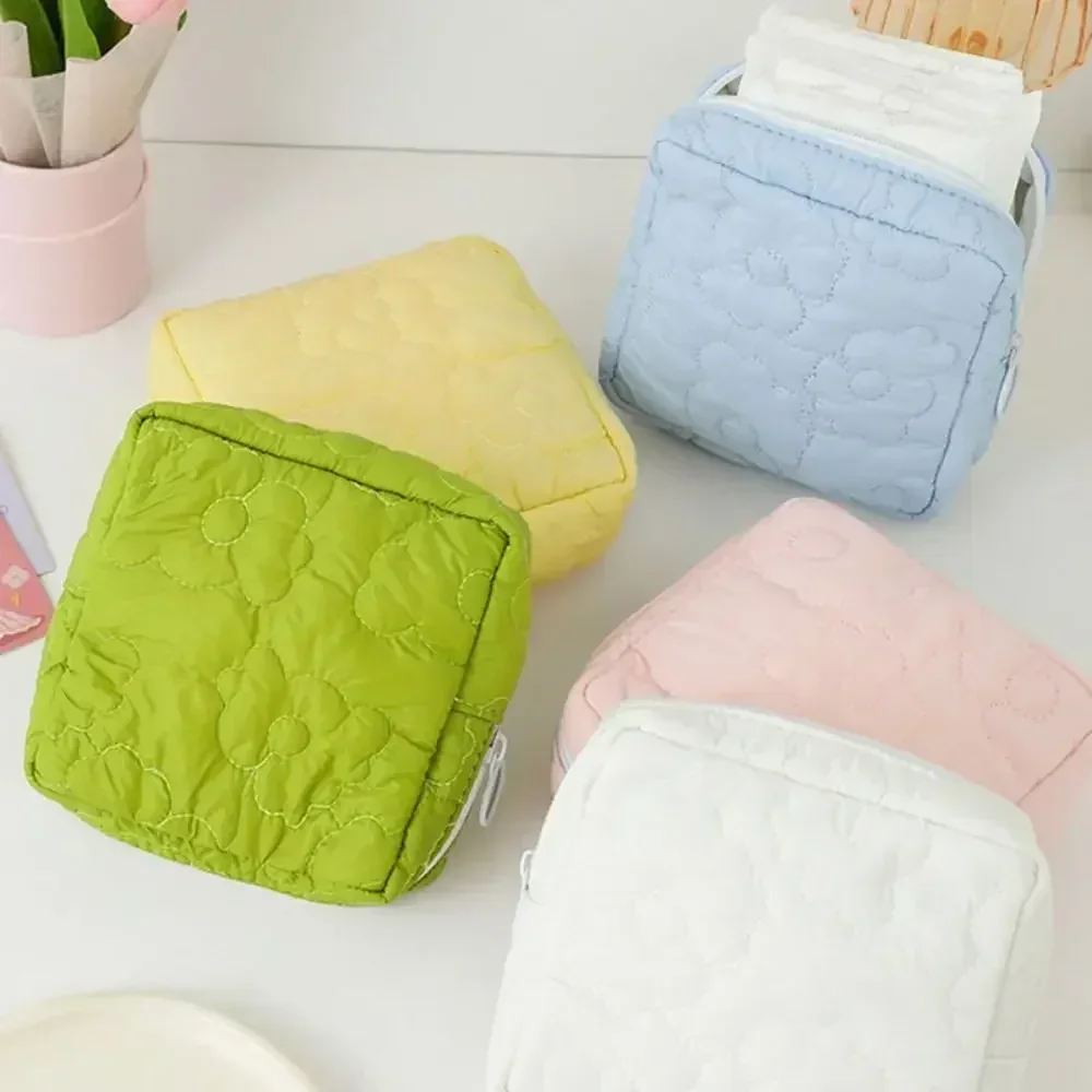 XXXXX Square Women Storage Bag Sanitary Napkin Storage Bags Cute Makeup Bag for Purse Girls Period Bag Feminine Period Pouch