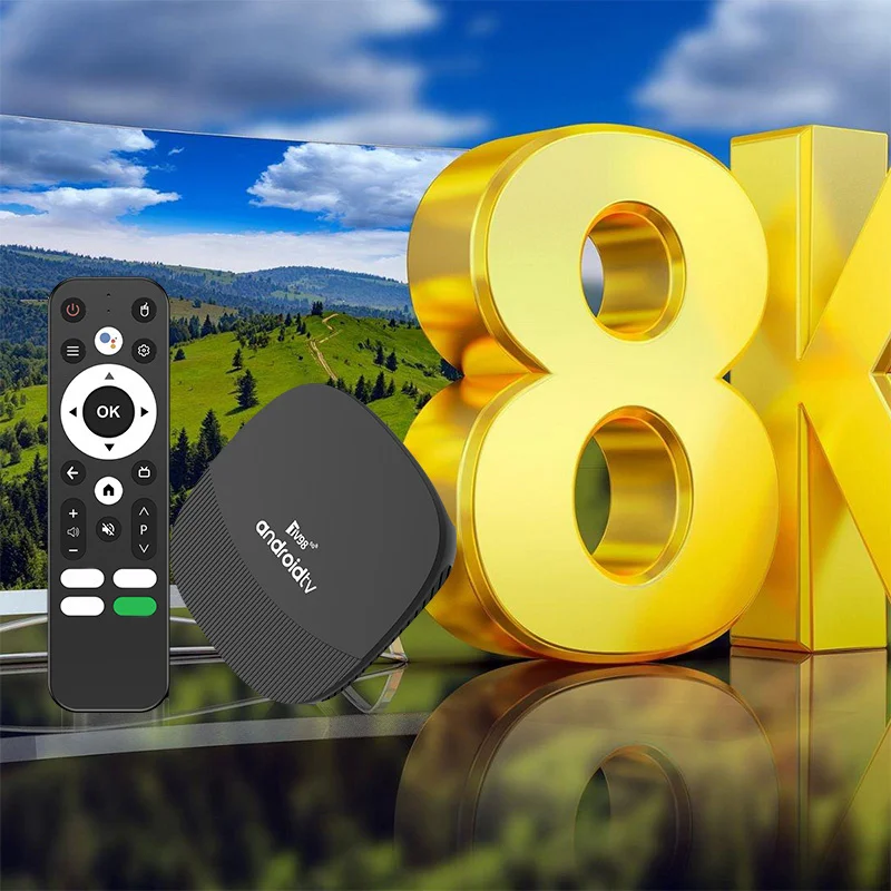 TV98 ATV Max Plus TV Box 8K 4K Android 14 Set Top Box 4G 5G 8GB 128GB صوت عن بعد WiFi مشغل الوسائط Ultra Smart TV Box iptv