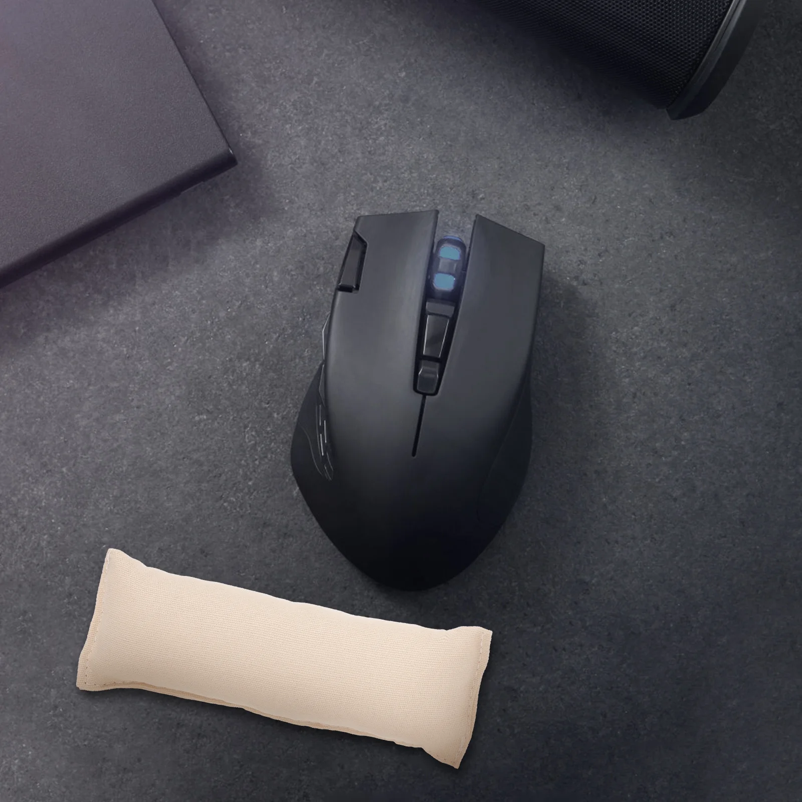 

2Pcs Ergonomic Wrist Elbow Mat 13x5cm Light Grey for Computer Table Comfortable Support Long-Term Use Computer Elbow Mat