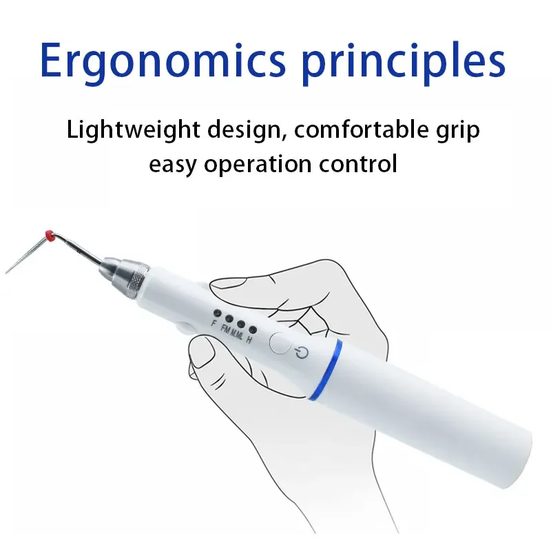 Double Charging den tal  Wireless Gutta Percha Obturation System Endodontic Endo Heated Obturation Pen 4 Tips