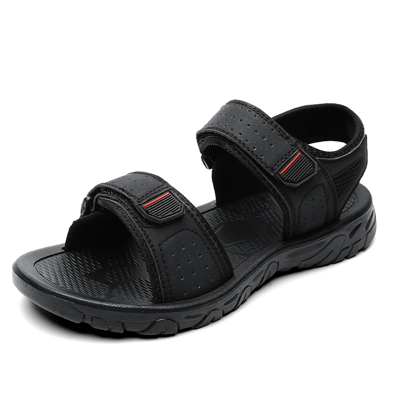 

Plus Size 47 High Quality Men's Sandals New Casual Driving Shoes Outdoor Dual-use Beach Sandals Male Open Toed Comfortable Shoes