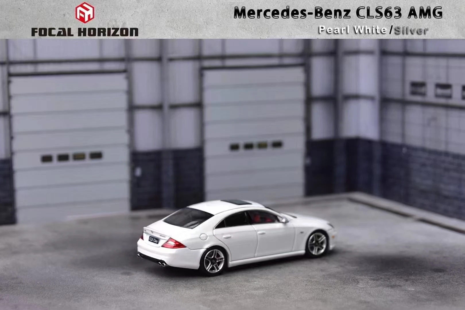 دييكاست 1:64 مقياس البؤري الأفق FH بنز CLS 63 AMG Mk1 C219 سبيكة سيارة نموذج تحصيل لعبة هدية تذكارية عرض حلية