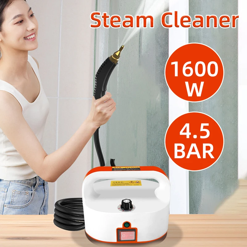 High Pressure Steam Cleaner,1600W Multi-Functional Steam Cleaning Machine,Household Kitchen Range Hood,Bathroom,Air Conditioning