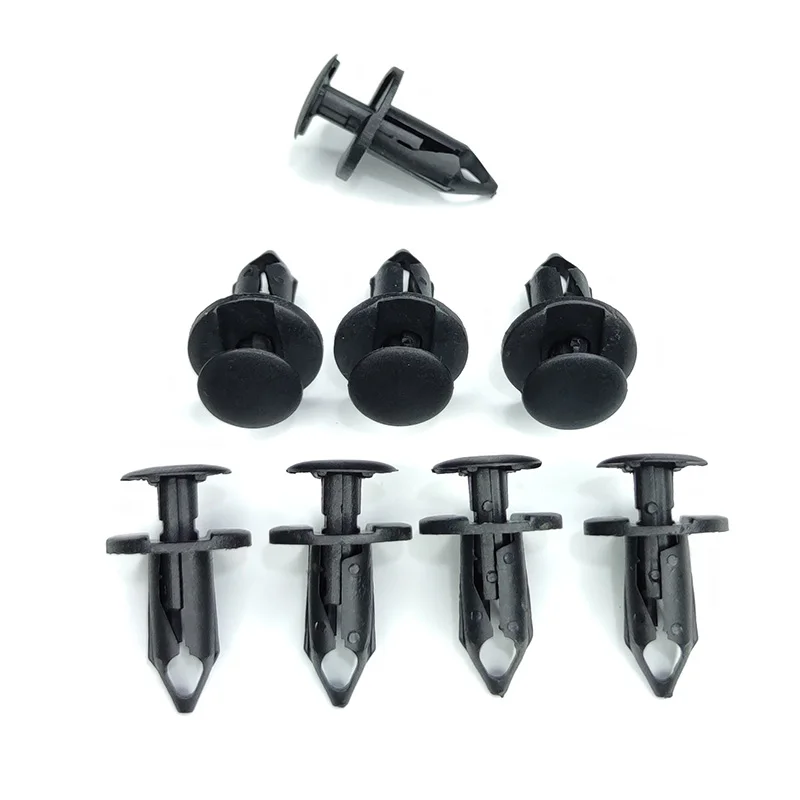 10pcs Bumpers Splash Guards for Renault 7701049271 Splash Guard Bumper Trim Plastic Push Rivet Clips Auto Fastener Accessories