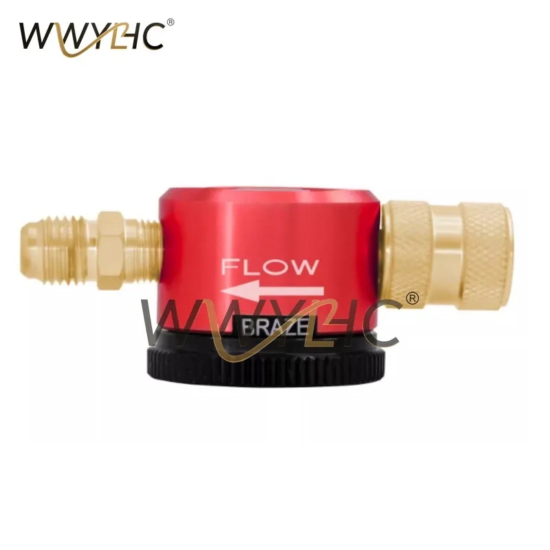 Nitrogen Purge Tool, Adjustable Nitrogen Gas Flow Regulator,  Brazing Purging Control Accessory