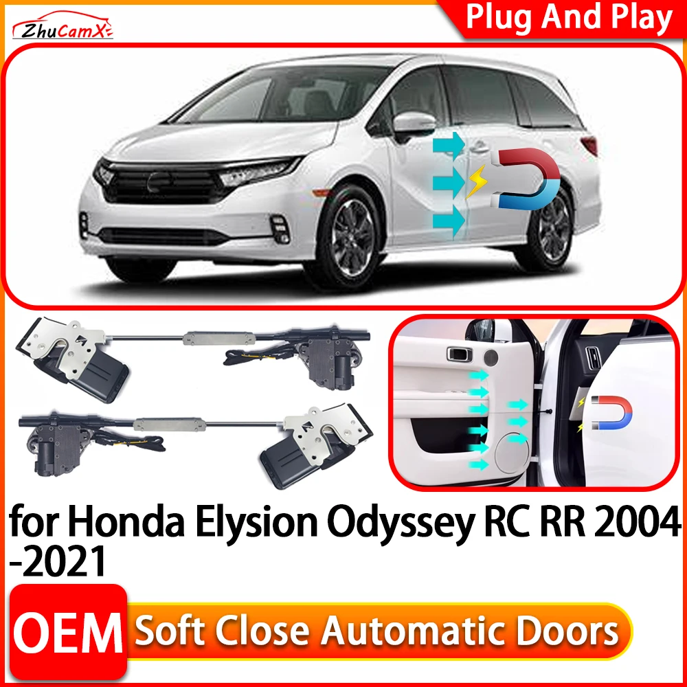 for Honda Elysion Odyssey RC RR 2004-2021 Automatic Electric Soft Close Door Closer Power Closing Door Comfort Closing System