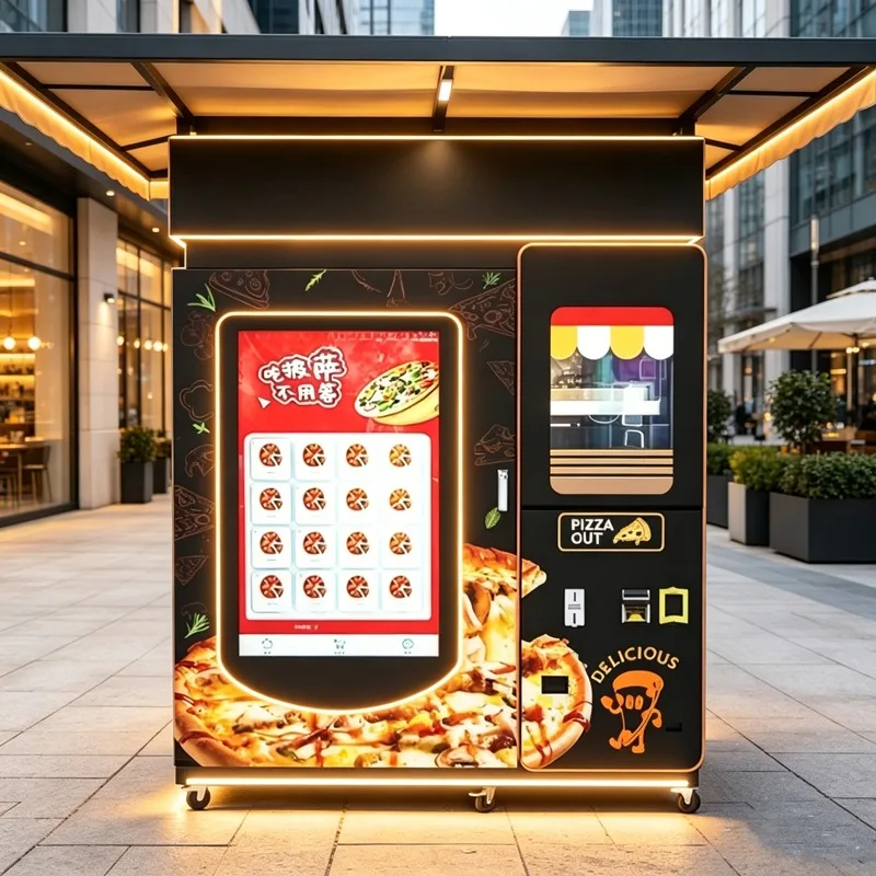 69pcs 12 Inches Big CE Certified Pizza Carton Machine Pizza Vending Machine Box Pizza Making Machine Automatic Customized