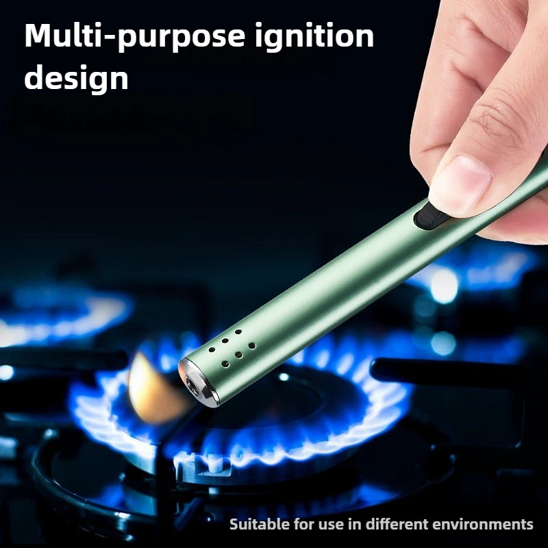 Slender Soft Fire Ignition Gun Gas Lighter, Household Kitchen Gas Stove Igniter, Scented Candle Outdoor Torch Smoke Accesoires - zdjęcie 1
