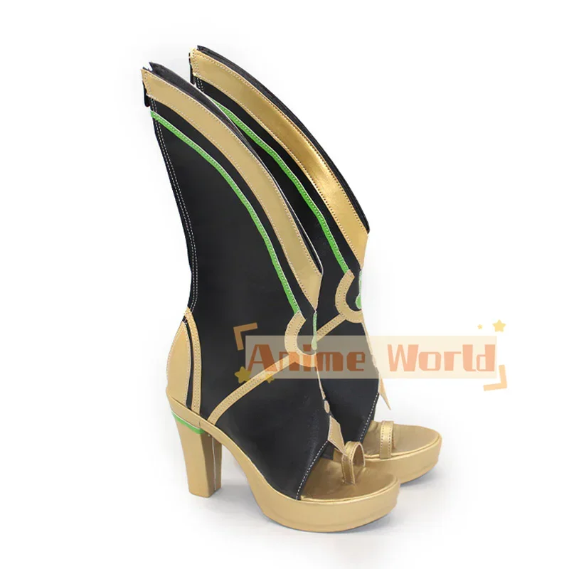 Genshin Impact Eremite Anello floreale-ballerino Scarpe cosplay Stivali di carnevale di Halloween realizzati su misura