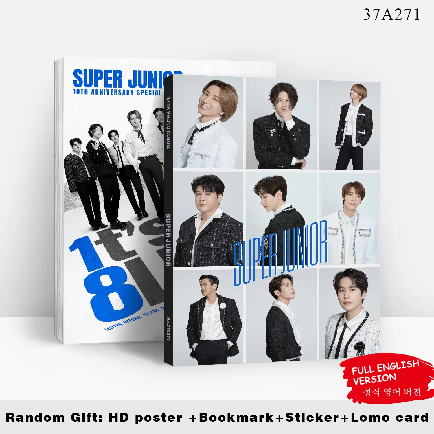 80 Page Kpop Super Junior Photo album Photo Gallery High quality HD Print Gift for fans collection