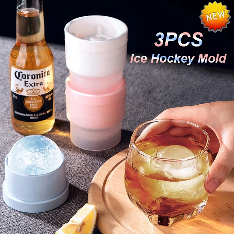 Silicone round Ice Ball Mold Maker DIY Whiskey Ice Ball Making Mould Jelly Cocktail Drink Ice Hockey Making Mold Kitchen Tools