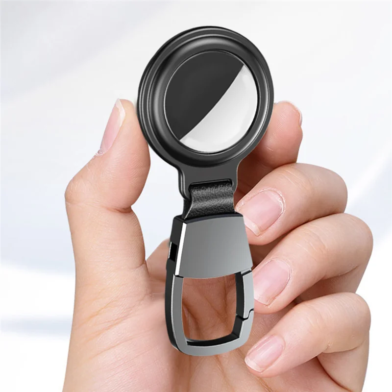 ABGN การดูดซับแม่เหล็กสําหรับ Airtag Locator ป้องกันสําหรับ Airtag พวงกุญแจ Protector กันชน