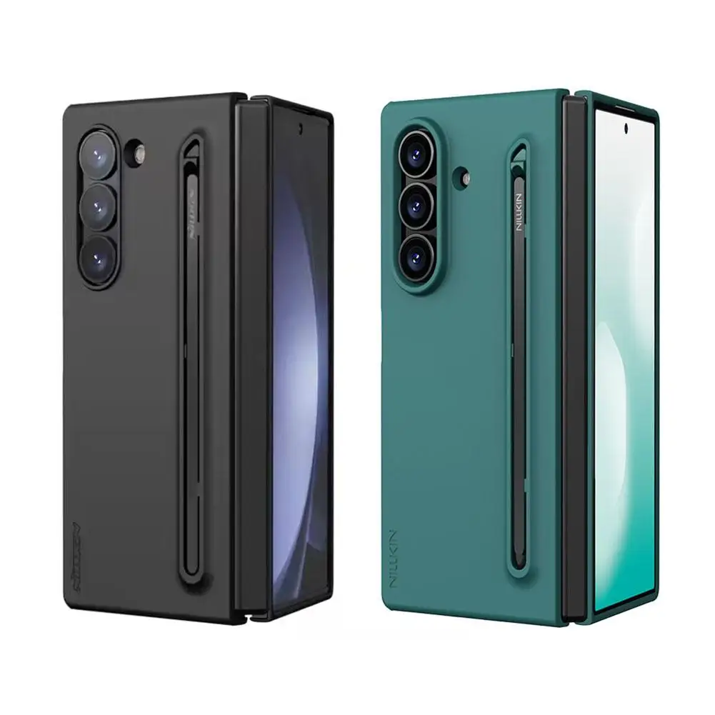 NILLKIN製 Samsung Galaxy Z Fold 7 Flex Pure Foldケース ペンホルダー付き 落下防止保護 फोनケース A7Z0