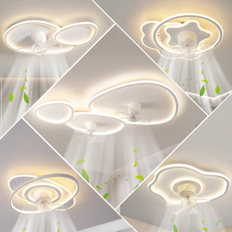 

Fan light New living room light Full spectrum silent ceiling fan lamp