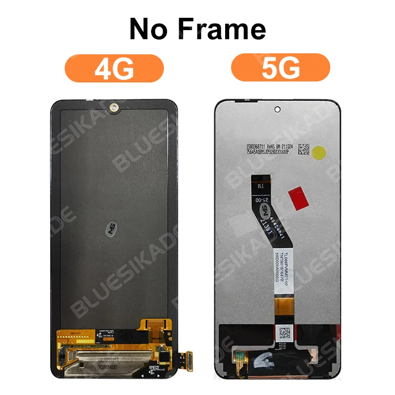 AMOLED For Redmi Note 11 5G LCD For 21091116AC Display For Global Redmi Note 11 4G Display 2201117TL Touch Screen  Replace Parts