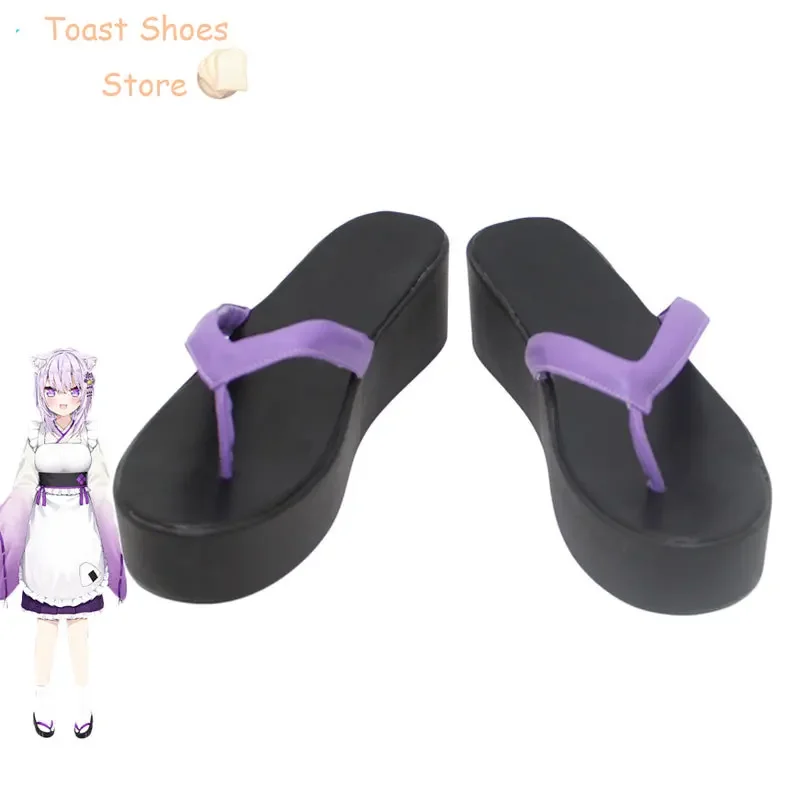 

Nekomata Okayu Обувь для косплея Vtuber Опора для косплея Обувь из искусственной кожи Хэллоуин Карнавальные ботинки Костюм Опора