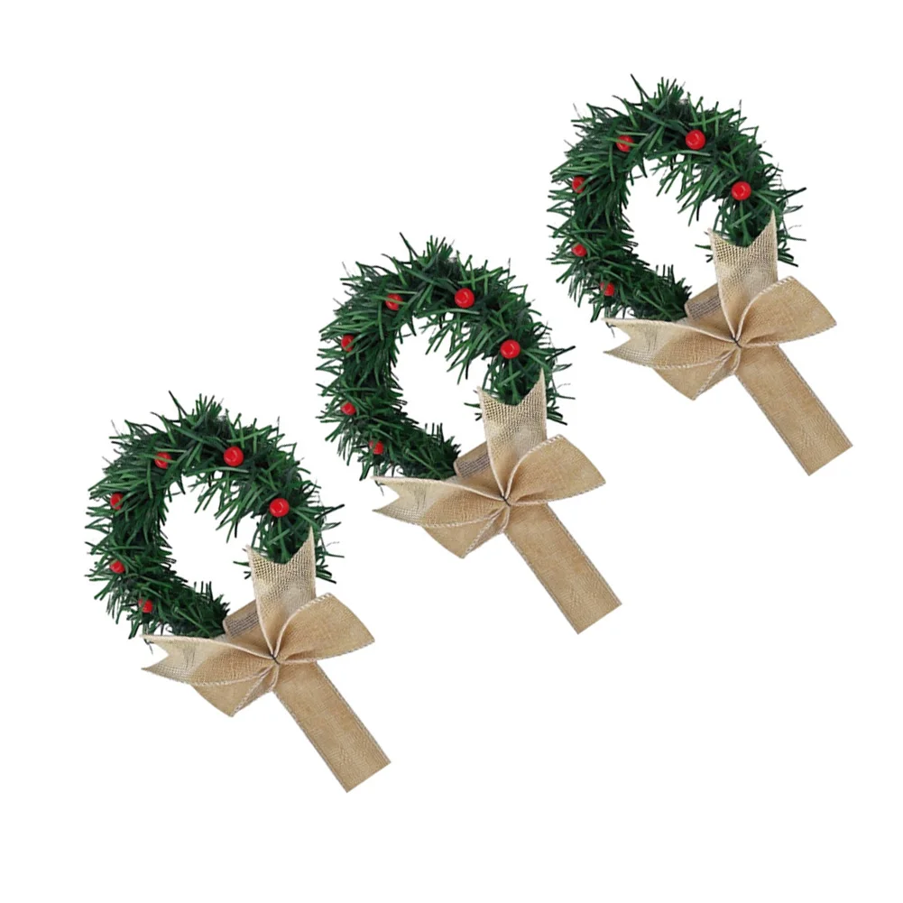 Festive Door and Cabinet Wreath for Holiday Styling Featuring Enduring Design Elements Compatible with Various Home Decor Themes