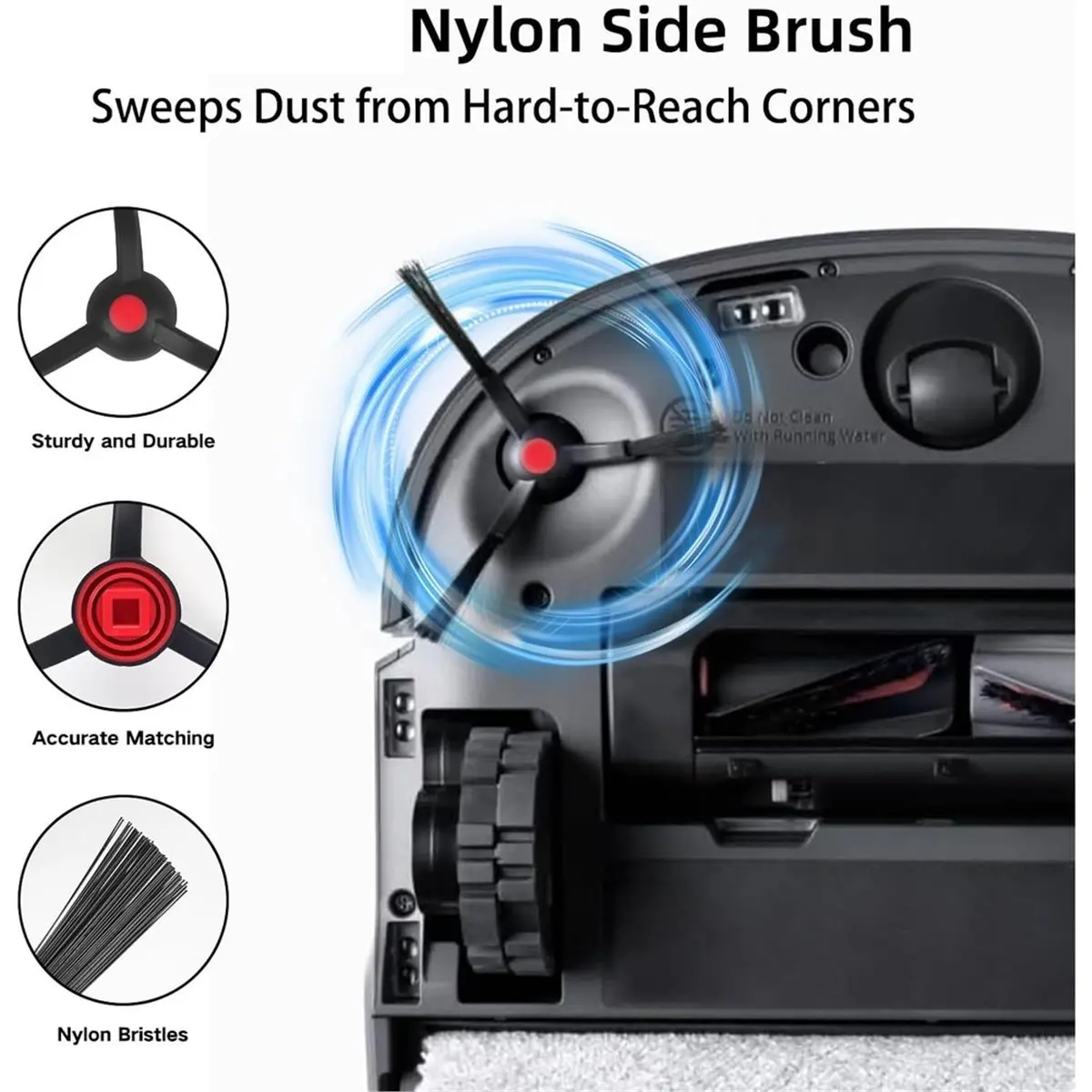 【Newest AT03】Replacement Parts for C28 Omni Vacuum Cleaner, Accessory Set Includes Roller Mop, Side Brushes,Filters,Dust Bags