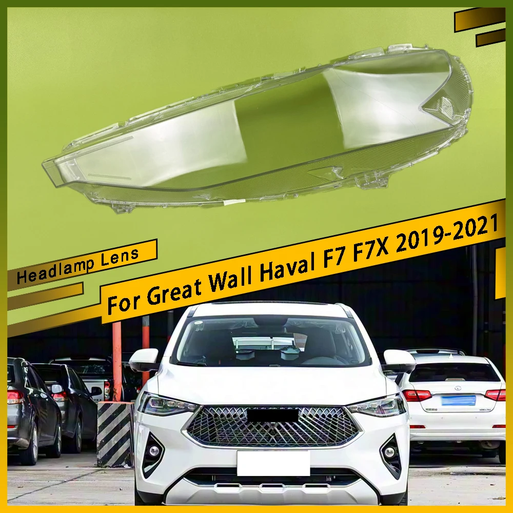

For Great Wall Haval F7 F7X 2019 2020 2021 Car Headlight Lens Cover Transparent Lampshade Clear Headlamp Cover Lamp Shell
