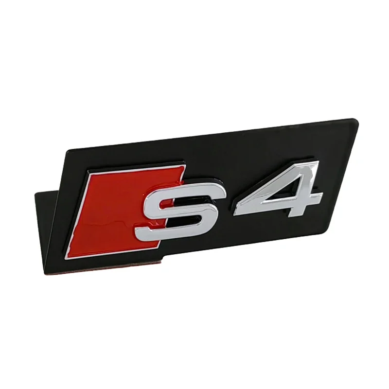 Car Styling Front Grille Emblem Badge for Audi Sline S3 S4 S5 S6 S7 S8 A3 A4 A4L A6L A1 A5 A6 A7 SQ5 SQ7 SQ3 Logo Accessories