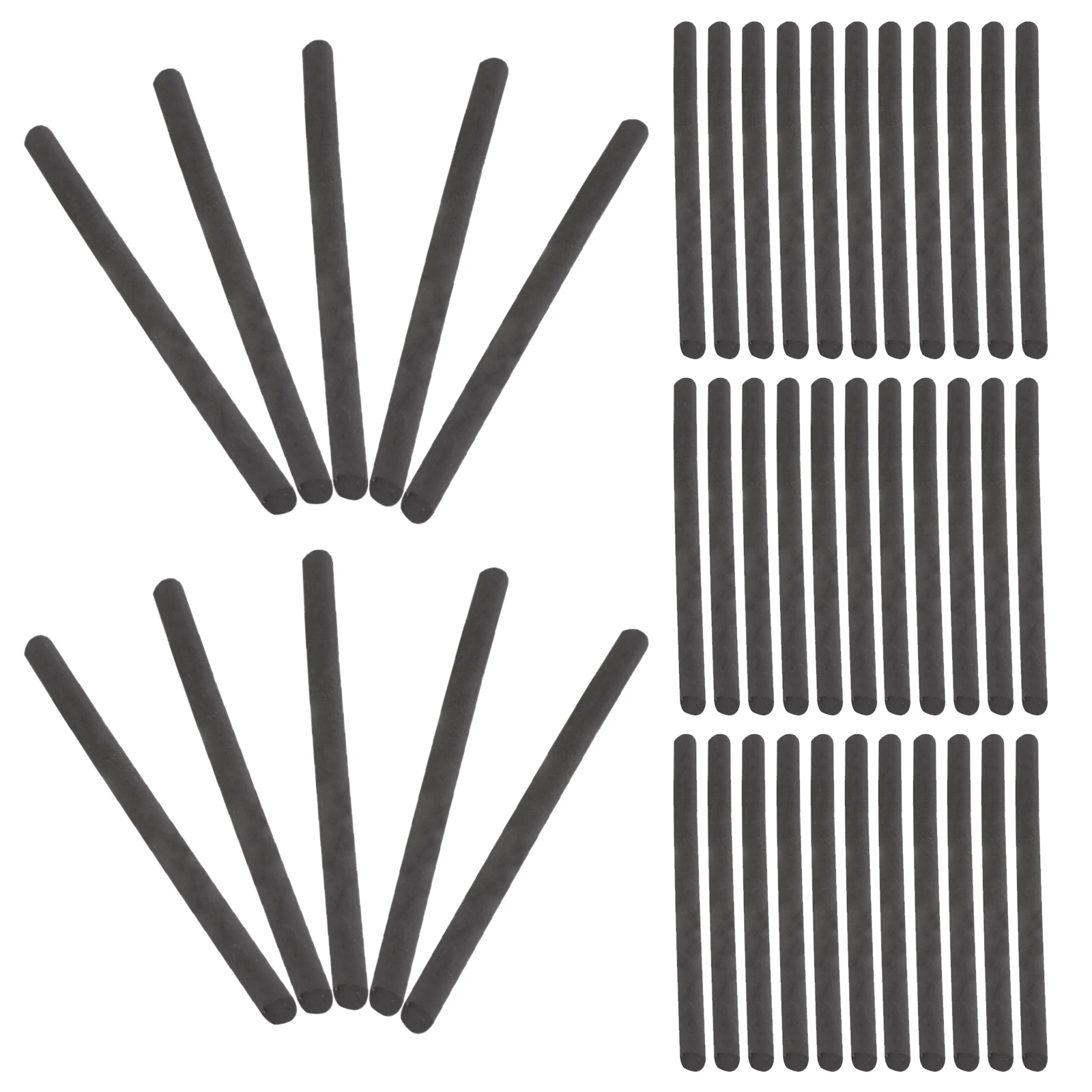 

60 шт. палочки для прижигания, черный травяной стержень ручной работы для домашнего офиса, портативный уличный инструмент для кемпинга, оборудование для здравоохранения