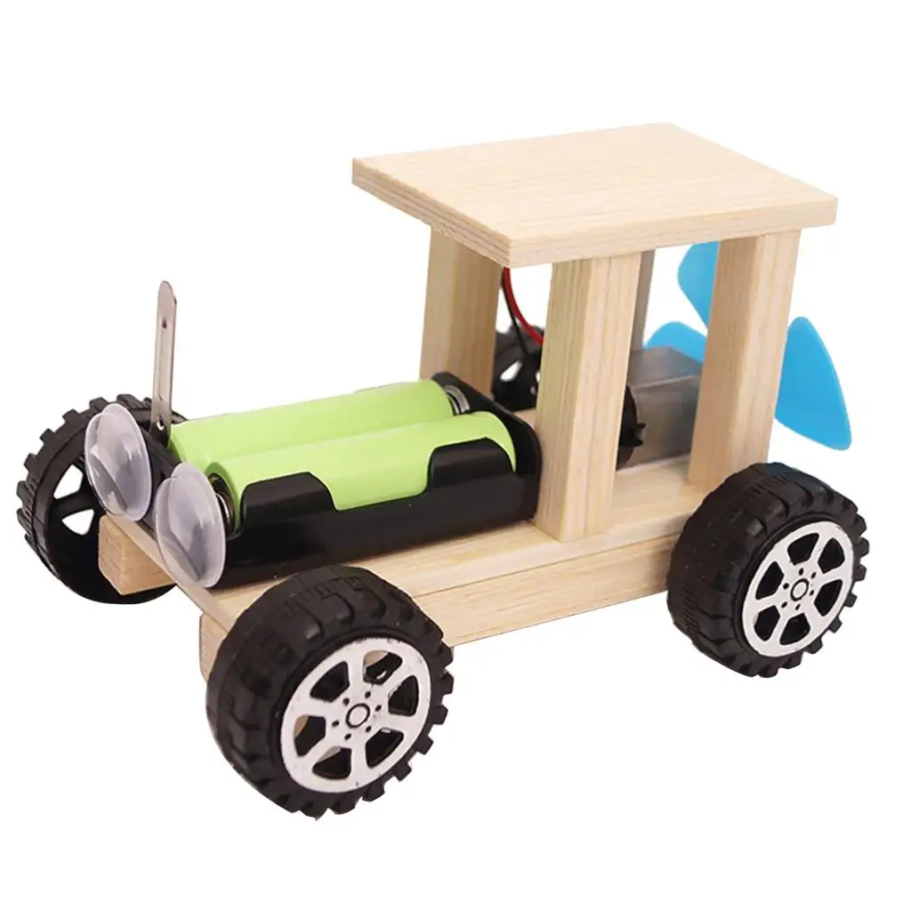 

Mini Electric Car Model Assemble Toy DIY Car Kit Children
