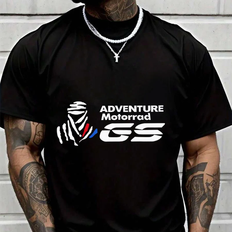 

Футболка для мотоциклистов с принтом «Мотоциклетные гонки», модифицированная, для мужчин и женщин, повседневная, высококачественная, с круглым вырезом, 2026