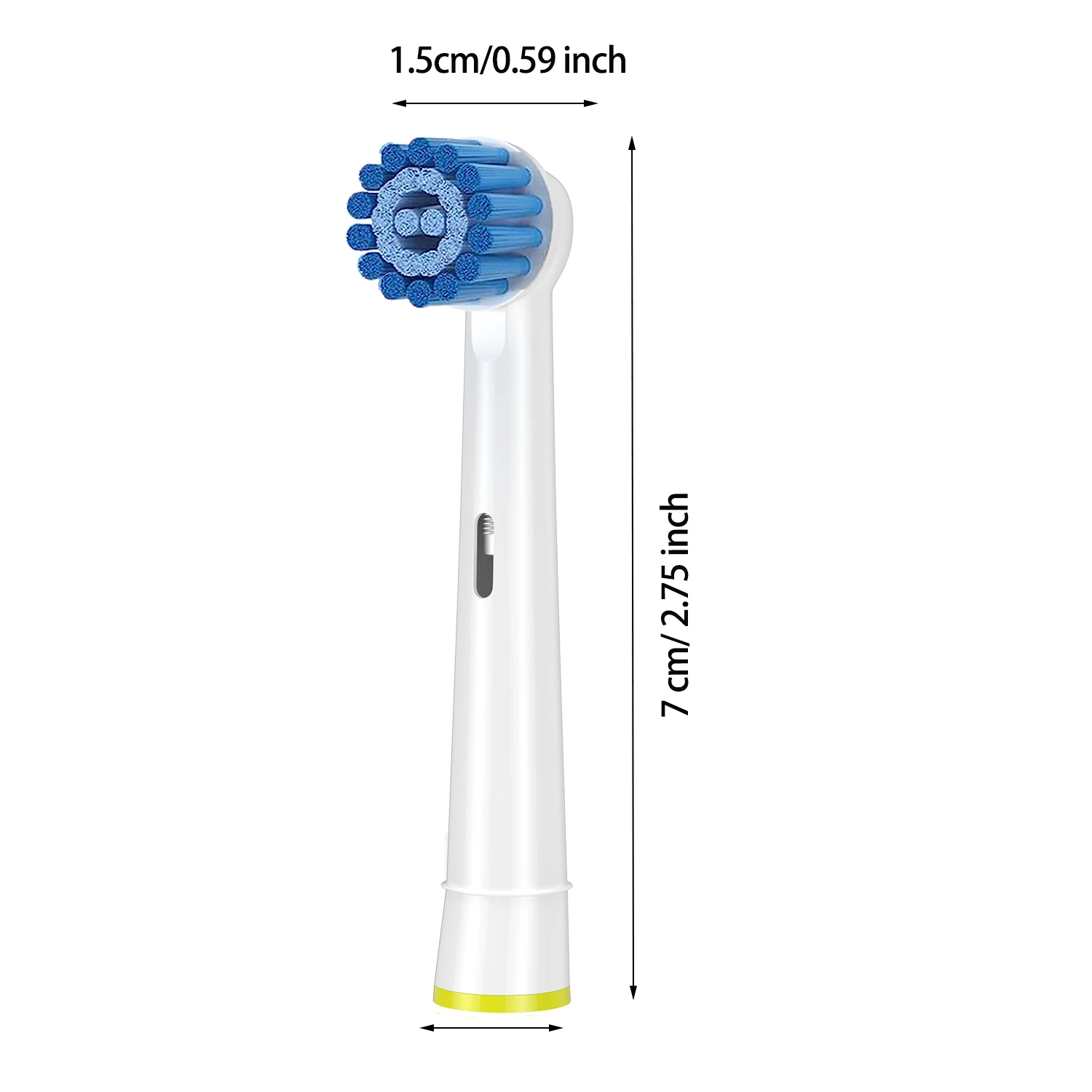 Sensitive Toothbrush Head Compatible with Braun Oral-B Electric Toothbrushes, Toothbrush Heads Fit for Oral B Pro 3 Series/3500