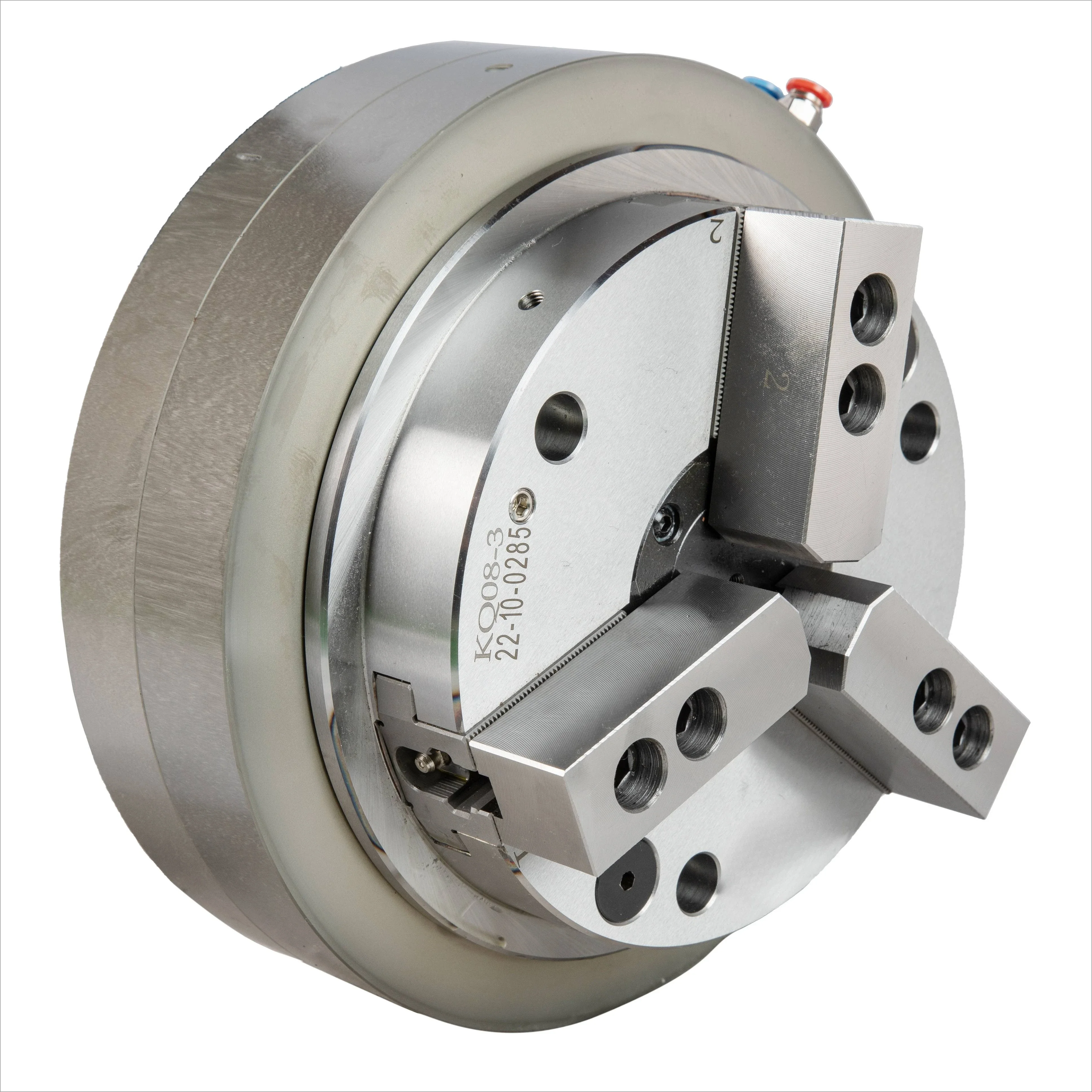 with High Accuracy for Industrial CNC ApplicationsFront Mount Pneumatic Chuck