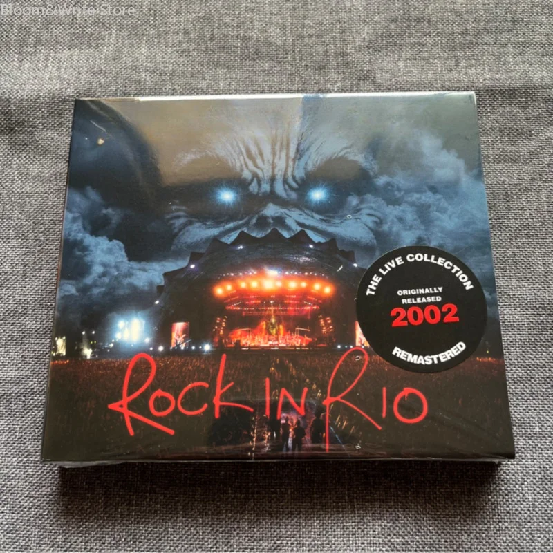 Álbum en vivo de rock clásico de heavy metal en Río, 2CD, versión remasterizada de 2002, grabación original de un concierto de rock, disco de música de heavy metal.