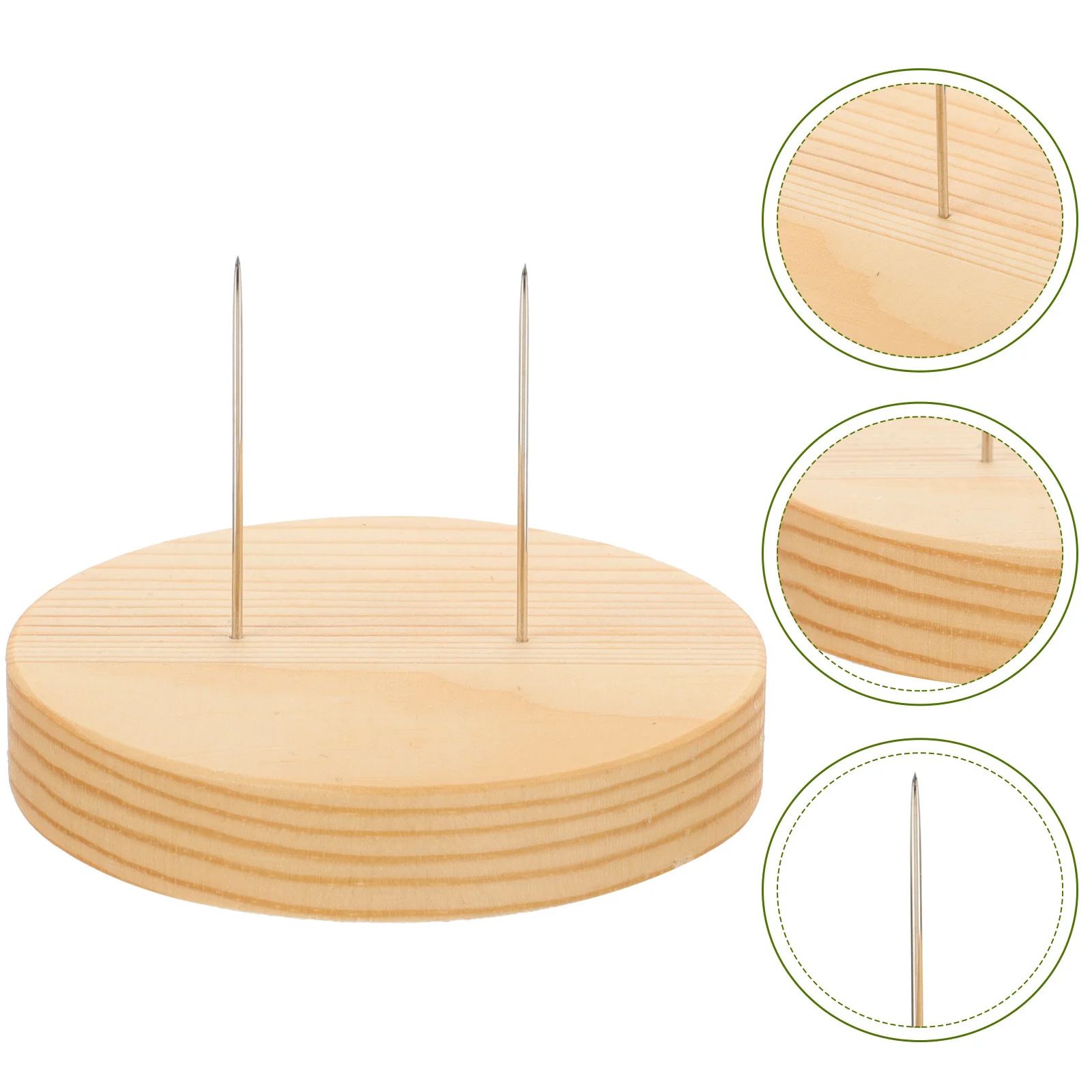 

Wooden Base Clay Stand Smooth Line Exquisite Workmanship Display Rack For Handmade Supporting Bracket
