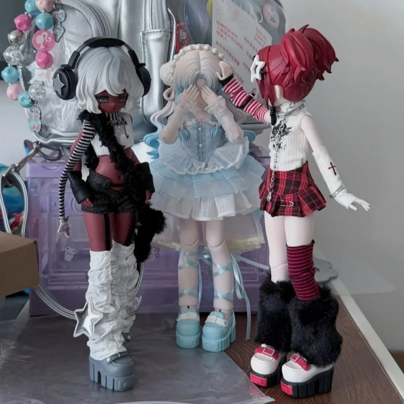 

Новая карманная слепая коробка конфет 1/6 Bjd Monster, милая девушка, конфетная галактика, кавайная мобильная кукла, фигурка животного, модель, подарок на день рождения