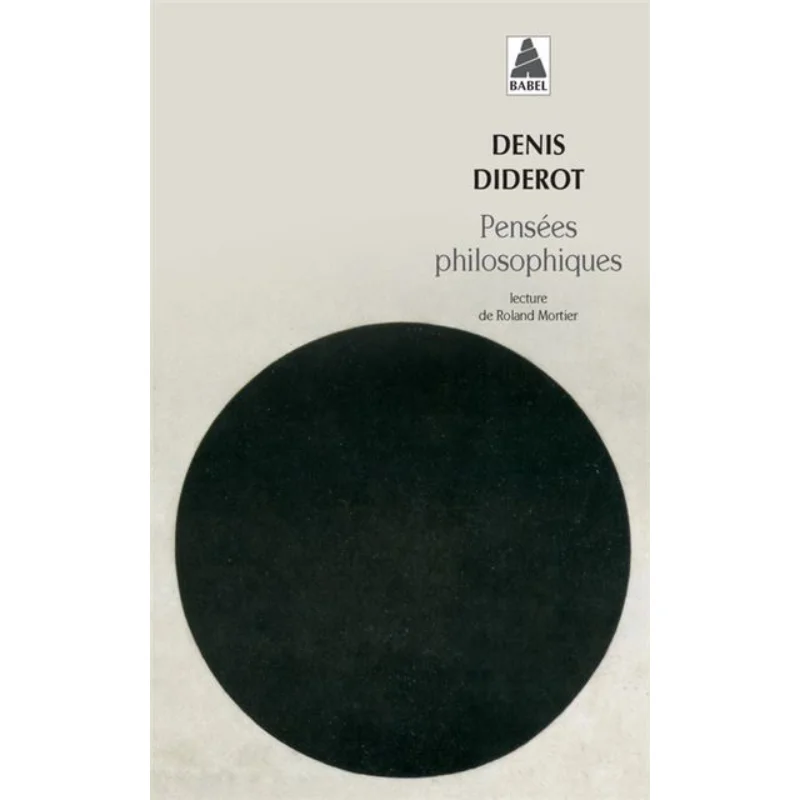 

Философские мысли Denis Diderot Actes Sud 9782742714667 Книга