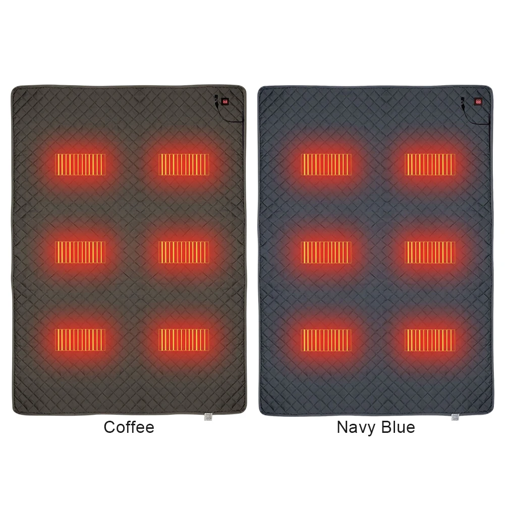 

Heated Sleeping Bag Pad 3 Gears Sleeping Mattress Heated Mat USB Powered Smart Heating Sleeping Pad for Home Office Car Fishing