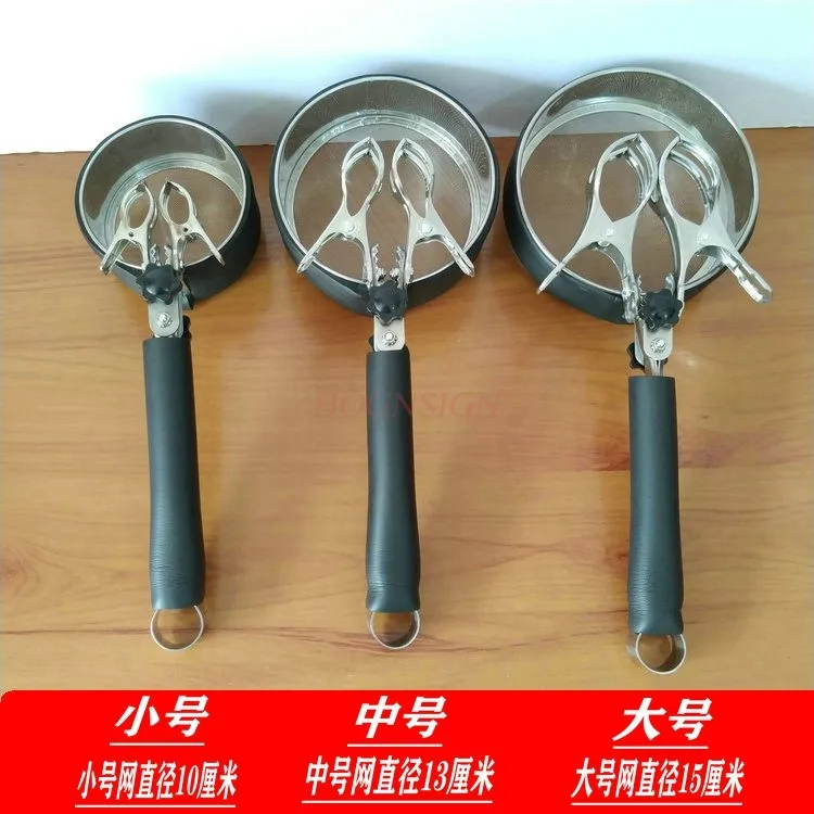 Hand-held moxibustion double-headed clip anti-scalding can be disassembled to cover the ash and separate the ash mesh hand-held