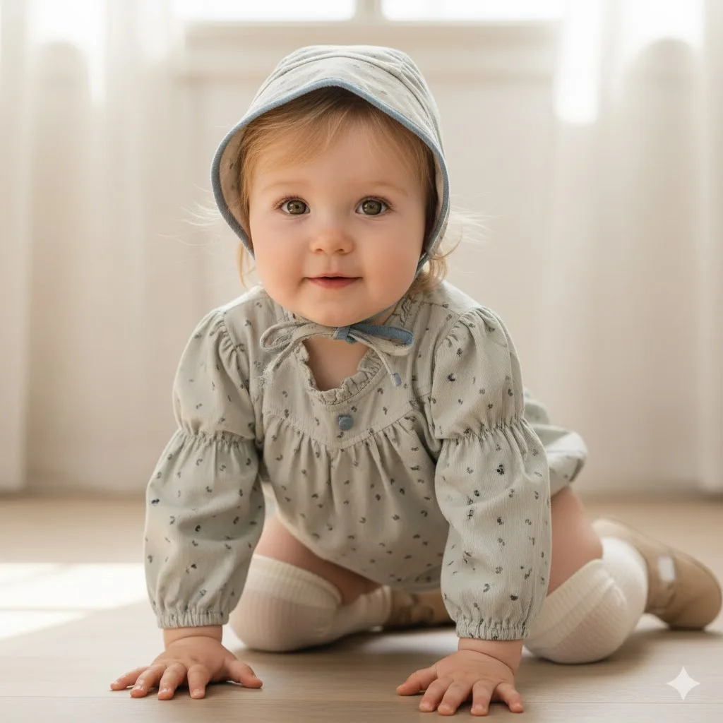 

SeasonSea, хлопковый комбинезон для младенцев с длинными рукавами, винтажный комбинезон с цветочным принтом для маленьких девочек и комплект с капюшоном, весенне-осенняя одежда для новорожденных