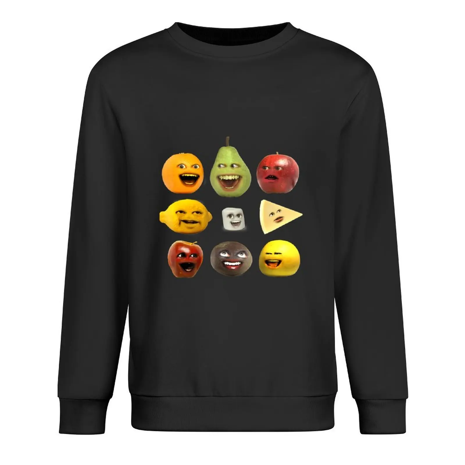 

Annoying Orange And Characters Pullover mens clothes autumn clothes men's sweat-shirt hooded sweatshirt