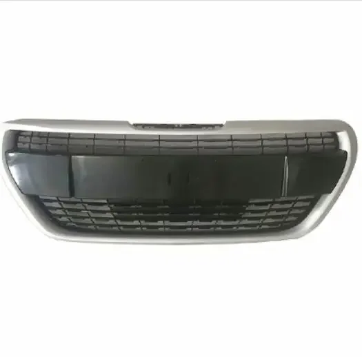 ABS Front net front front grille air intake grille with decorative For Peugeot 208 car 2017 2018 2019 2020 2021 2022 2023 Style