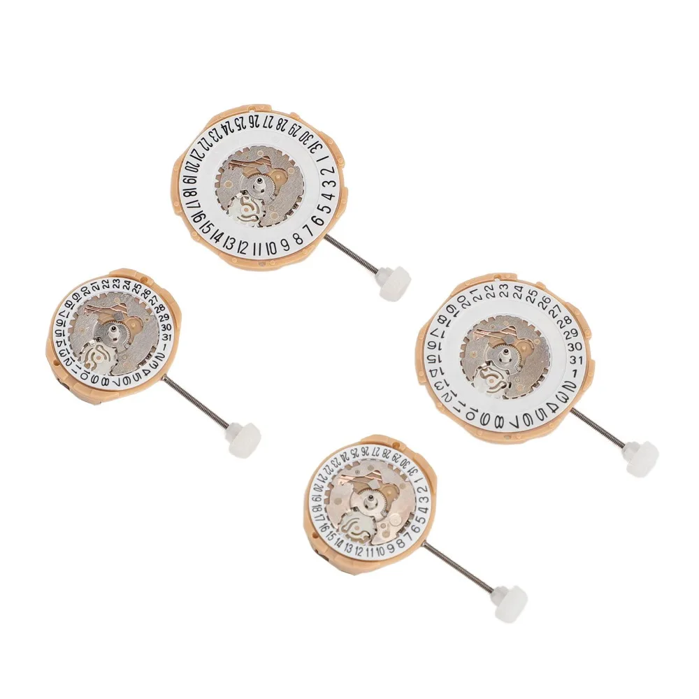 Mechanizm zegarka kwarcowego 4 szt. Pozycja godzin 6:00 3:00 Wyświetlanie daty Mechanizm zegarowy SP28 SP25 do mechanizmu SP28 SP25