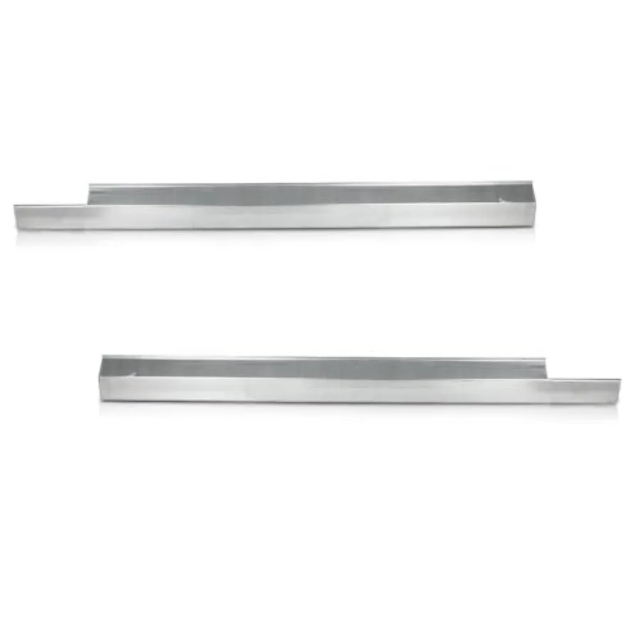 

Slip-on Rocker Panel Driver and Passenger Side for Ford Focus 4-Door 2008-2011 Silver Plastic Trim with Durable Finish