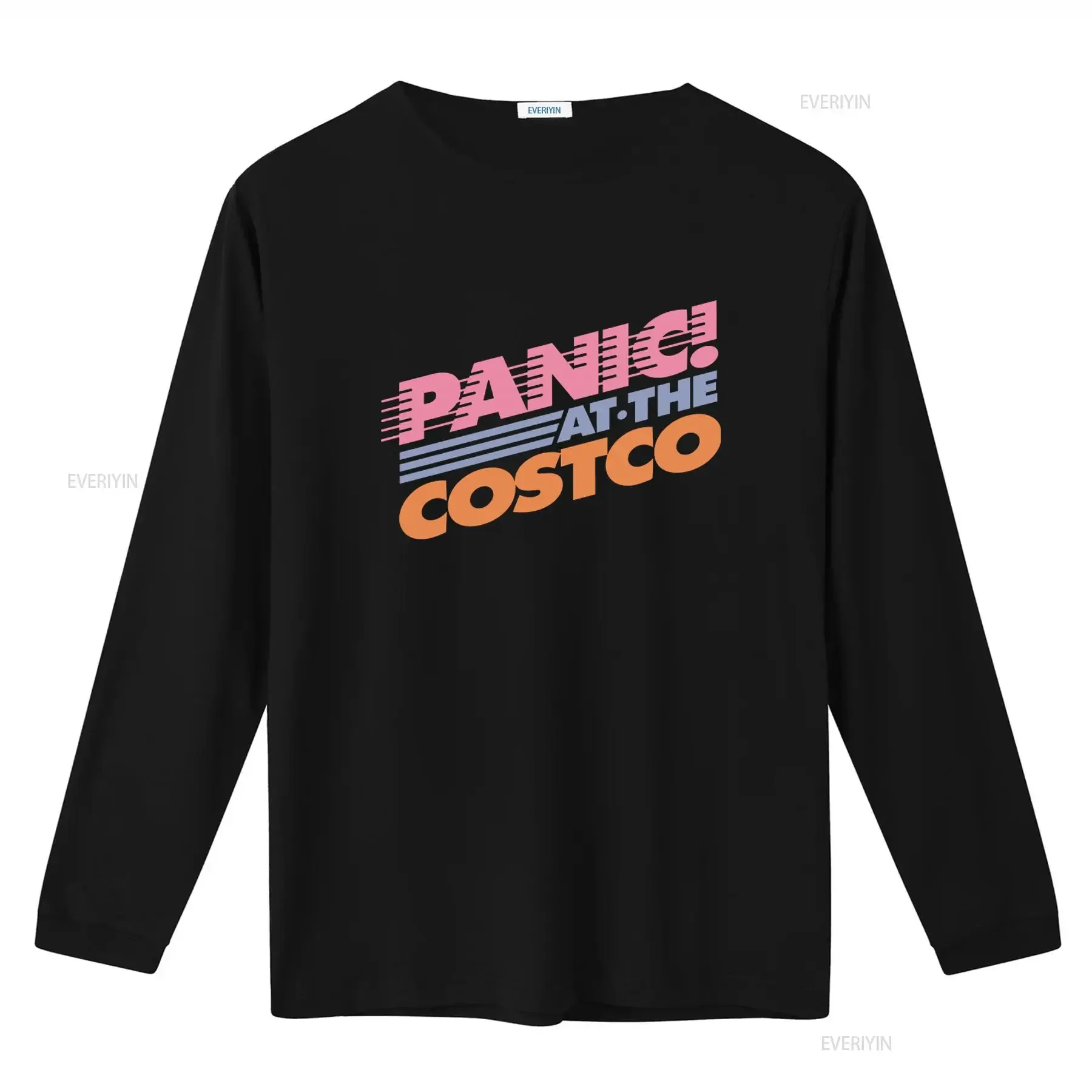 Panic At The Costco T Shirt Funny Meme Merch Trendy Design Comfortable Cotton vintage Washed Breathable Unisex homme Casual