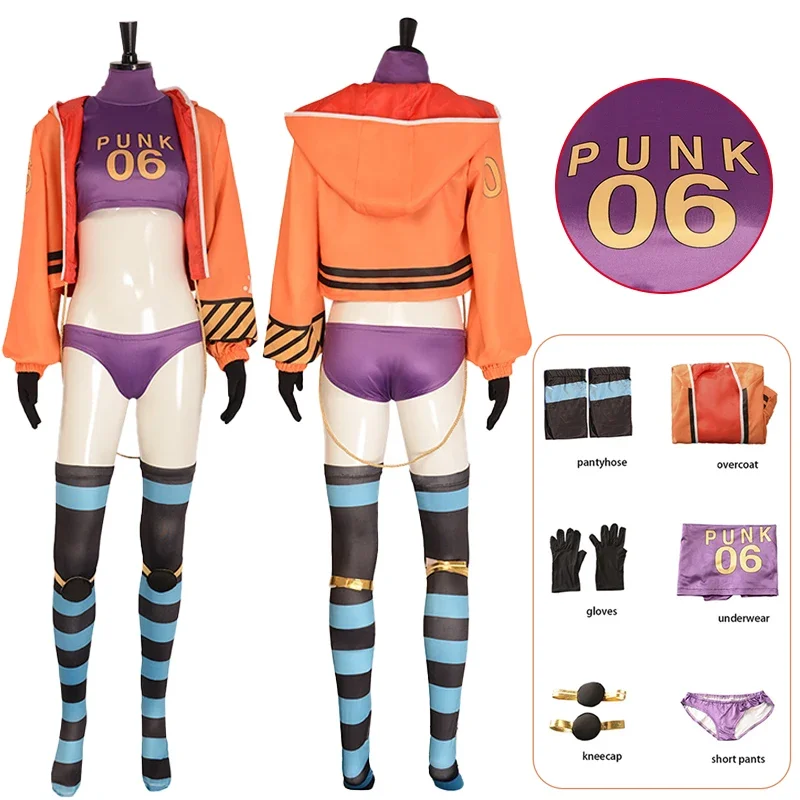 Vegapunk PUNK-06 York Cosplay Costumes One Anime Piece Role Play Uniform Halloween Carnival Party Dressing For Women